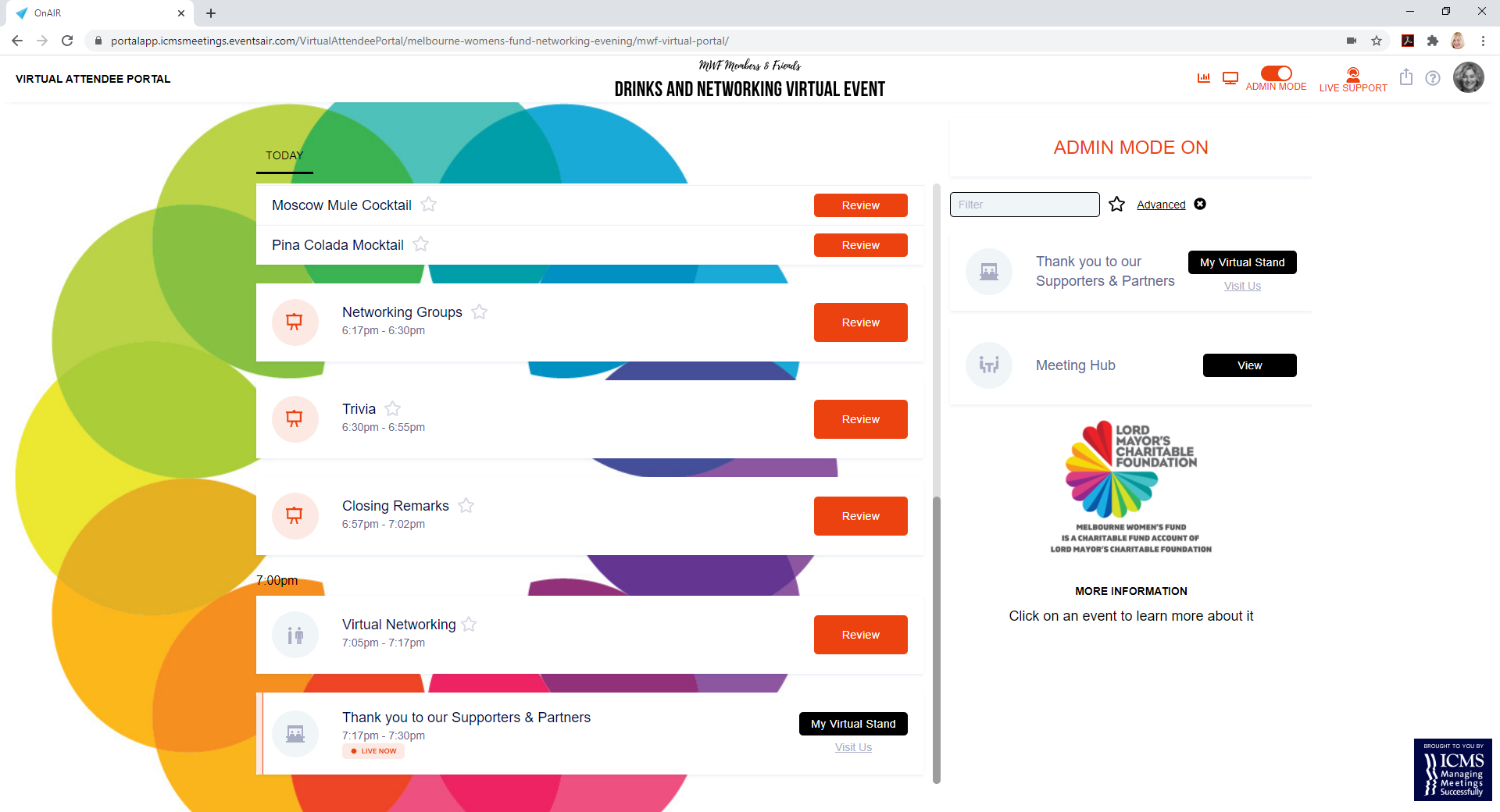 ICMS rewind: staging our first full virtual events